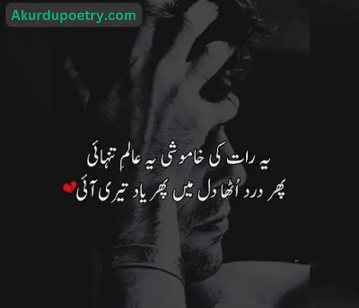 Tanhai Poetry in urdu